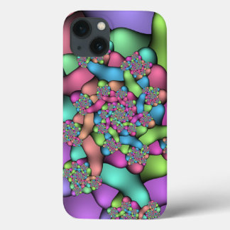 Colourful Fractals iPhone 13 Case