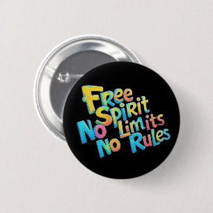 Colourful Free Spirit 6 Cm Round Badge