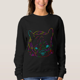 Colourful French Bulldog 48 Sweatshirt