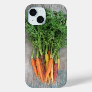 Colourful Fresh Baby Carrots iPhone 15 Case