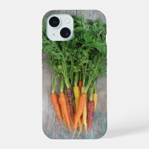 Colourful Fresh Baby Carrots iPhone 15 Case