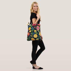 Colourful Fresh Fruit Pattern Tote Bag