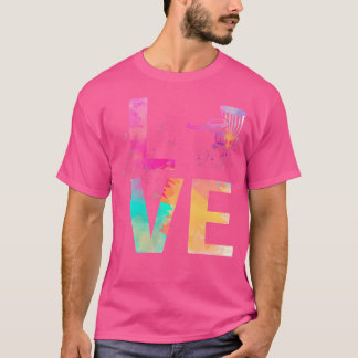 Colourful Frisbee Golf Mum Gifts Frisbee Golf T-Shirt