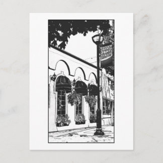 "Colourful Front Street Series" 4/4 Postcard