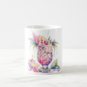 Colourful Fruit Cocktail Design: Merry Christmas Coffee Mug
