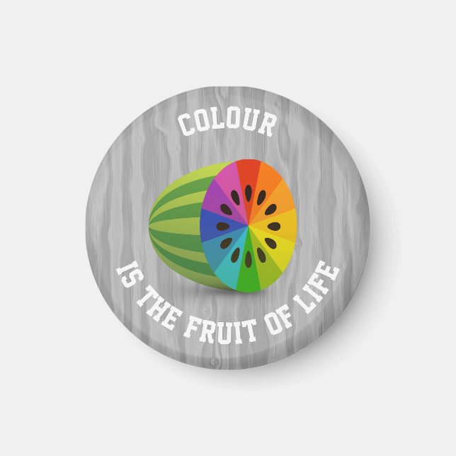 Colourful fruit magnet (Front)