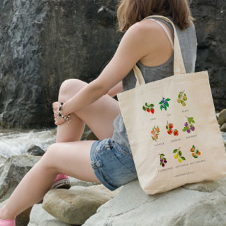 Colourful Fruit of the Spirit Tote Bag