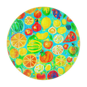 Colourful Fruit Pattern. Buy Now  Cutting Board