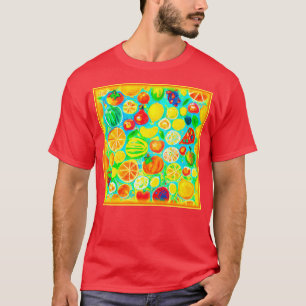 Colourful Fruit Pattern. Buy Now T-Shirt