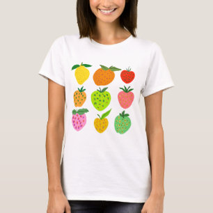 Colourful fruit pattern T-Shirt