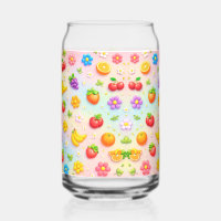 Colourful Fruit Pattern With Flowers and Fruits