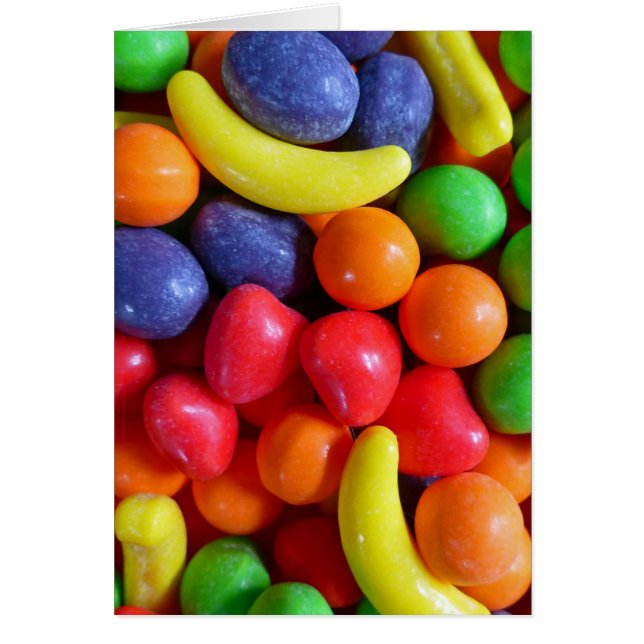 Colourful Fruit Shaped Candy (Front)