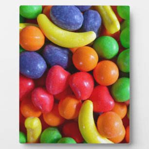 Colourful Fruit Shaped Candy Plaque