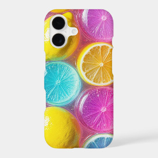 Colourful Fruit Slice Design with Glossy Texture