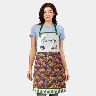 Colourful Fruit-Themed Kitchen Apron
