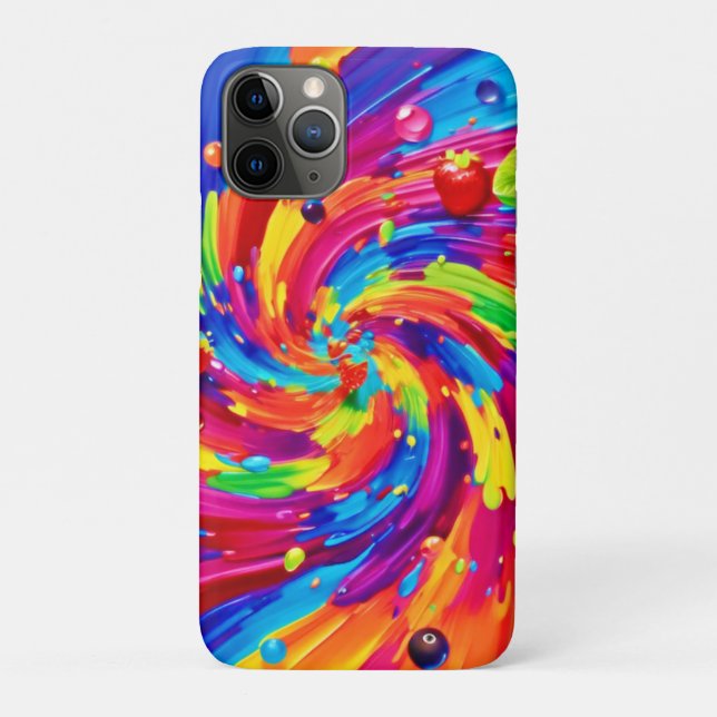 Colourful Fruit Vortex Case-Mate iPhone Case (Back)