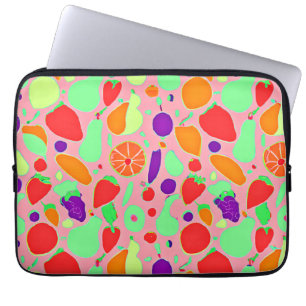 Colourful Fruitful Spectrum Pattern Laptop Sleeve