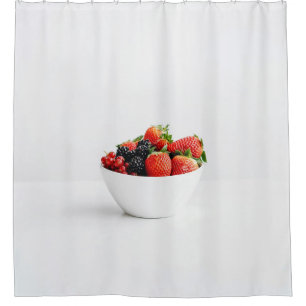 Colourful Fruits And Vegetables Shower Curtain