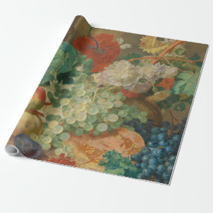 Colourful Fruits And Vegetables Wrapping Paper