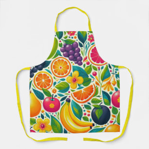 Colourful fruits apron