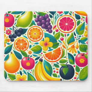 Colourful fruits mouse pad