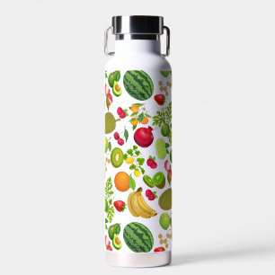 Colourful Fruits Pattern 01.b No BG Water Bottle