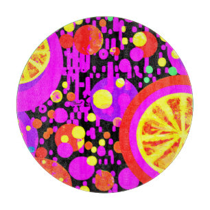Colourful Fruits Pattern Cutting Board