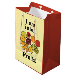 Colourful Fruits Summer Medium Gift Bag