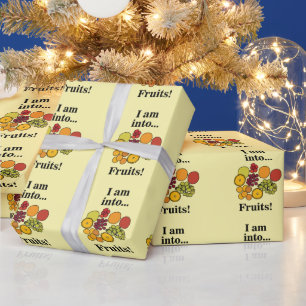 Colourful Fruits Summer Wrapping Paper