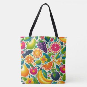 Colourful fruits  tote bag