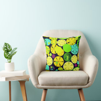 Colourful Fruity Vibrance Pattern Cushion