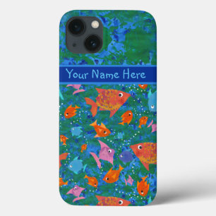 Colourful Fun Fish in the Sea Custom iPad Case