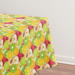 Colourful Fun Fruit Pattern Tablecloth