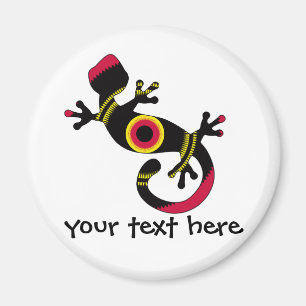 Colourful Fun Gecko Lizard Magnet