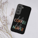 Colourful Fun Medical Half Coffee Half Nurse Samsung Galaxy Case<br><div class="desc">Elegant and practical Samsung case.</div>