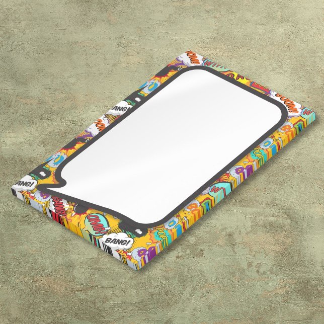 Colourful Fun Modern Comic Book Speech Bubble Post-it Notes (Colorful Fun Modern Comic Book Speech Bubble Post-it Notes)
