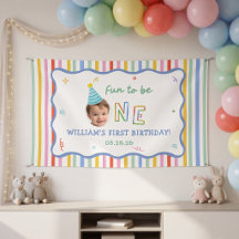 Colourful Fun Striped Birthday Party
