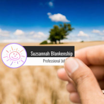 Colourful Fun Sun Face Small Business Style Design