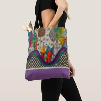 Colourful fun tote bag