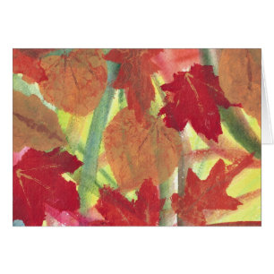 Colourful Fun with Fall Autumn Leaves Cards