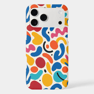 Colourful Funky Amorphous Shapes Art Pattern