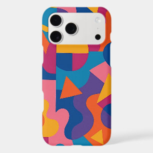 Colourful Funky Amorphous Shapes Art Pattern