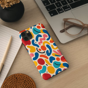 Colourful Funky Amorphous Shapes Art Pattern Case-Mate iPhone Case