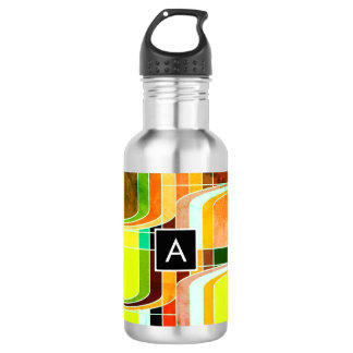Colourful Funky Retro Inspired 532 Ml Water Bottle