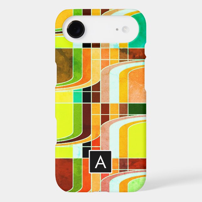 Colourful Funky Retro Inspired Case-Mate iPhone Case (Back)