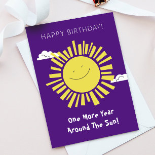 Colourful Funny Happy Birthday Greeting Card