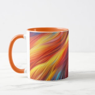 Colourful Fur Texture Background-68454 Mug