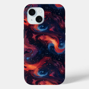 Colourful Galaxy Pattern iPhone 15 Case