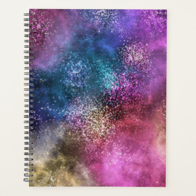 Colourful Galaxy Pattern Planner (Front)