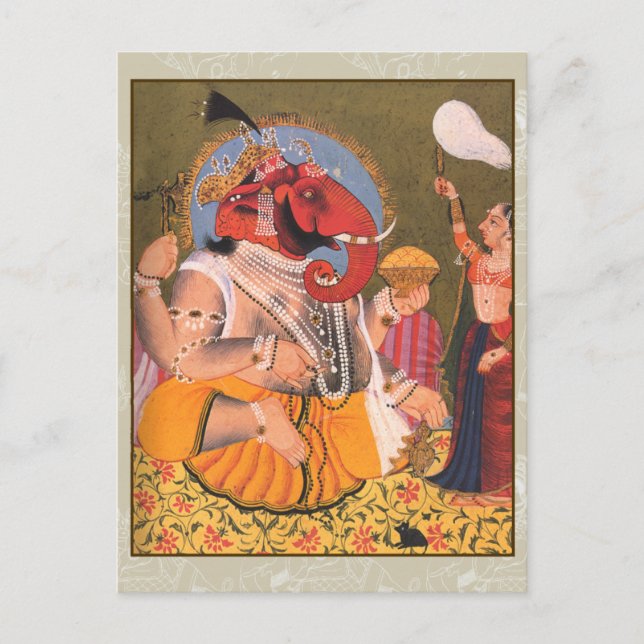 Colourful Ganesh Artwork on Cards (Front)
